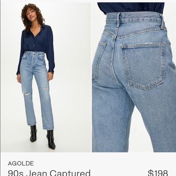 aritzia agolde jeans